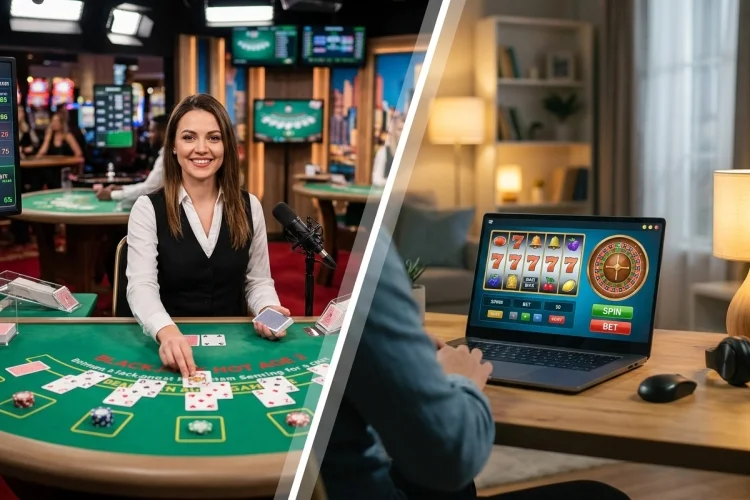 Live Casino vs Digital Casino Games: Key Differences Explained