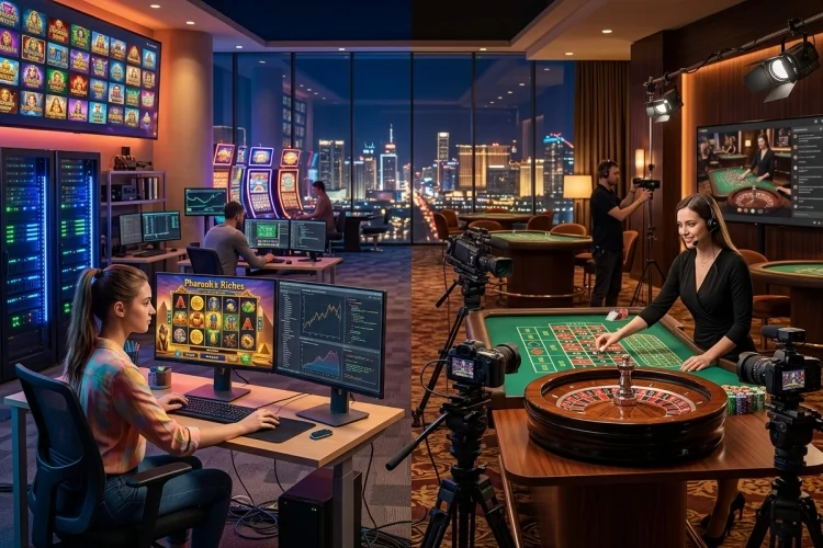 Slot Providers vs Live Casino Providers: Key Differences Explained